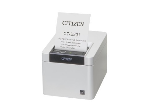 CTE301XXEWX Citizen CT-E301 USB 8 Point/mm Cutter White POS Printer Thermotr ~D~