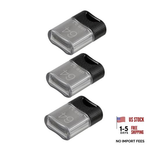 64GB  Elite-X Fit USB 3.1 Flash Drive – Up to 200MB/s Read, Up to 64GB 3-Pack