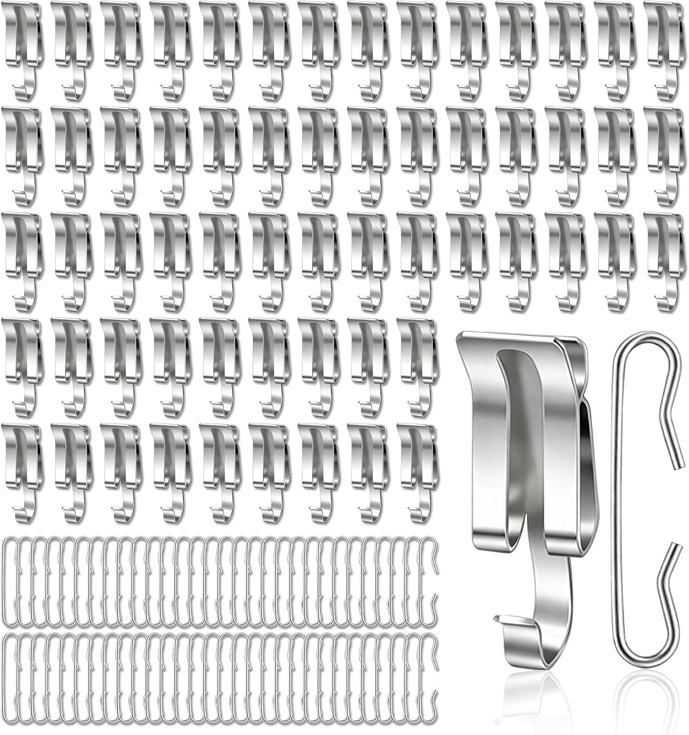 120Pcs Heat Cable Roof Clips De Icing Cable Clips and Spacers Kit Roof Clips