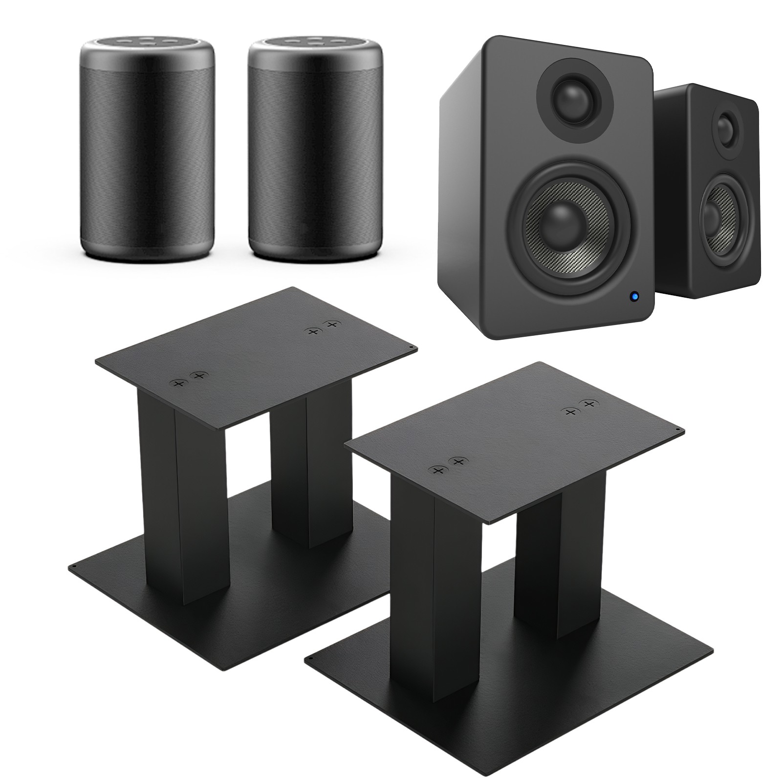 1 Pair Bookshelf Speaker Stand Up To 25Lb for Bookshelf Monitor Speakers
