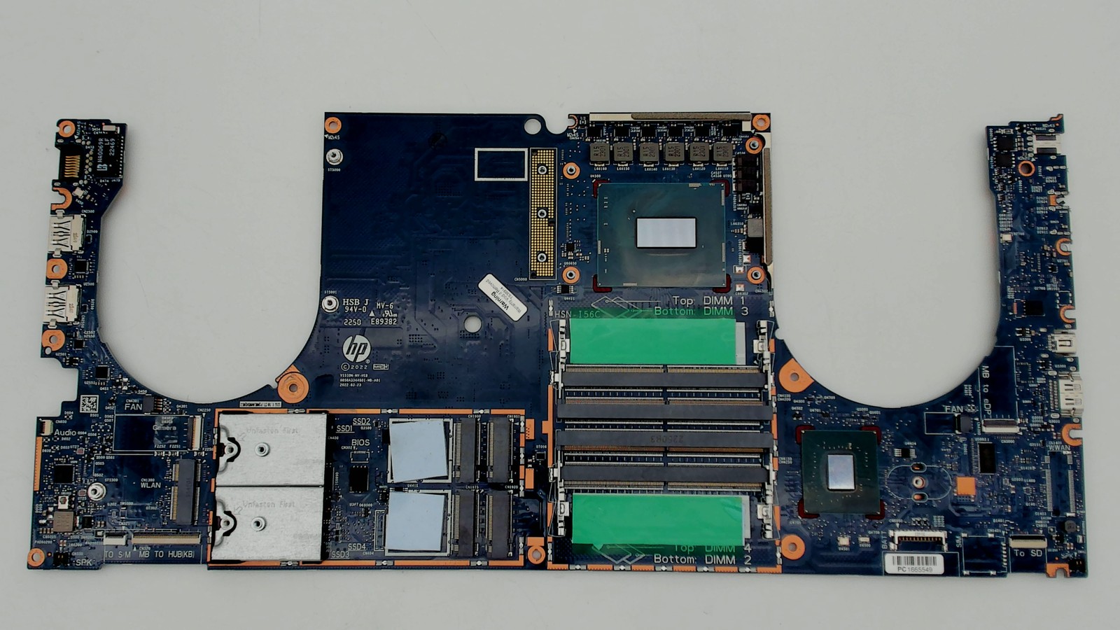 HP Zbook Fury 16 G9 N19203-601 Motherboard i9-12950HX