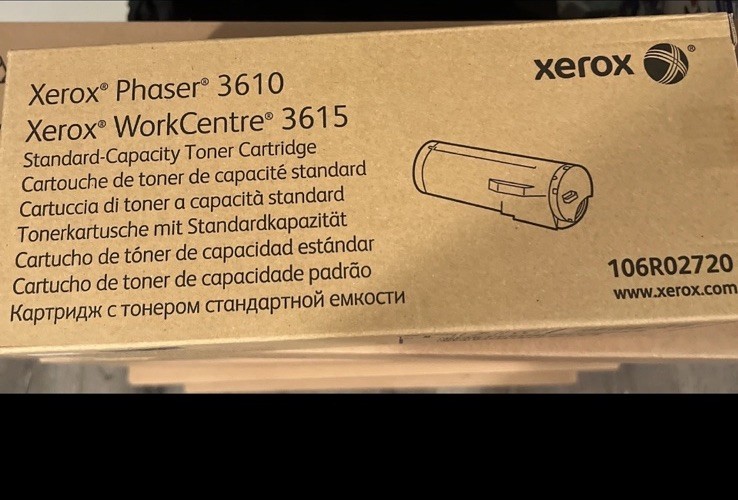 Xerox 106R02720 Black Toner Cartridge for Phaser 3610 & WorkCentre 3615