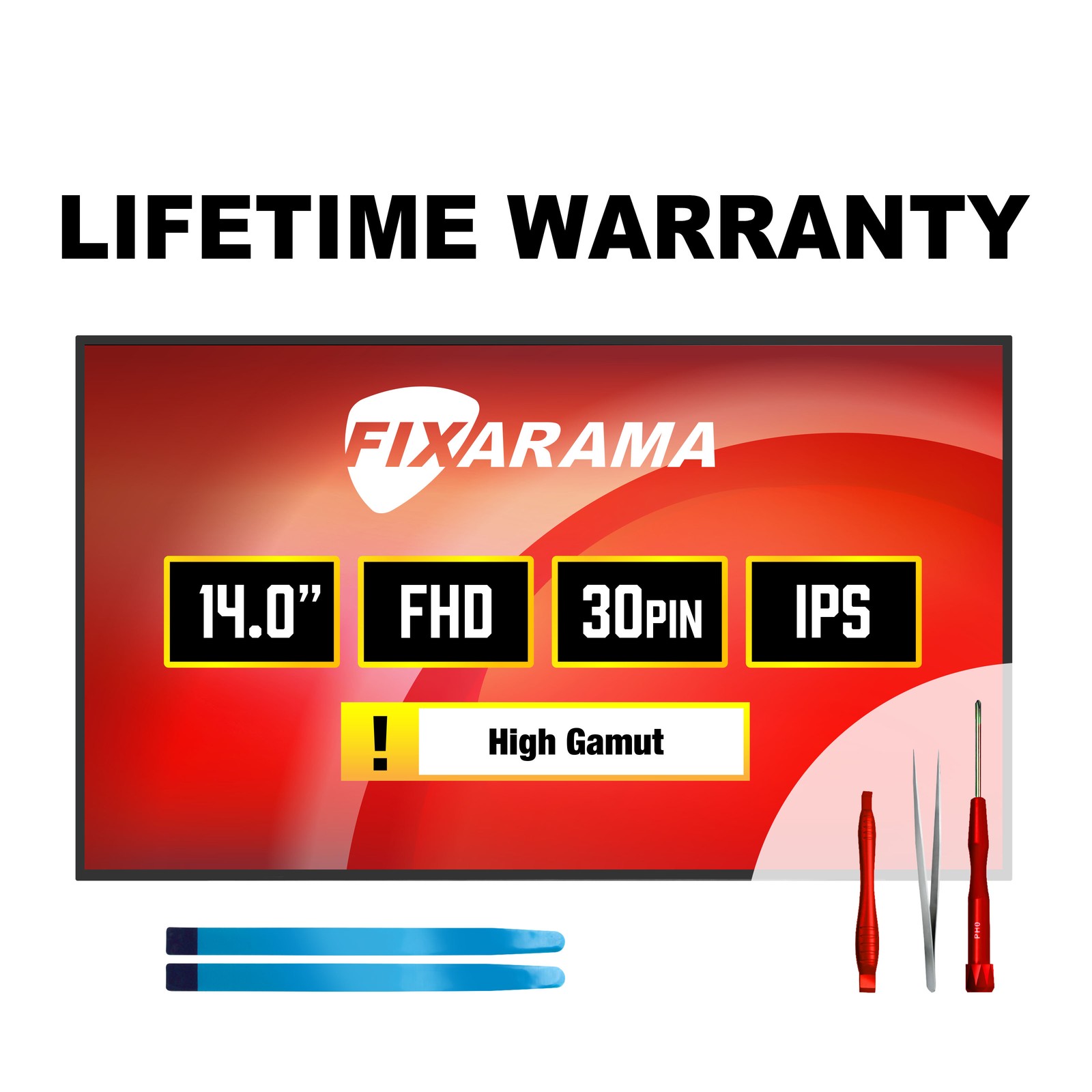 CMO N140HCG-GN1 REV.C1 Non-Touch FHD IPS LCD Screen + Tools GRADE A+ FIXARAMA