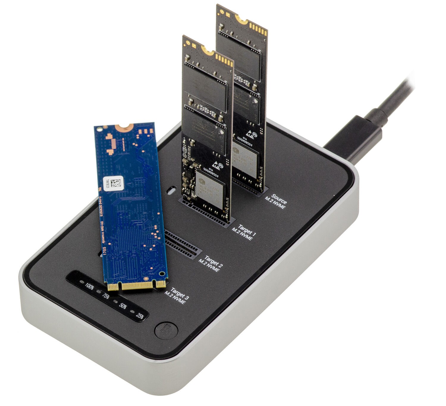KALEA-INFORMATIQUE Dock Cloning 4x SSD M.2 NVMe USB4 Thunderbolt 40G 32 To