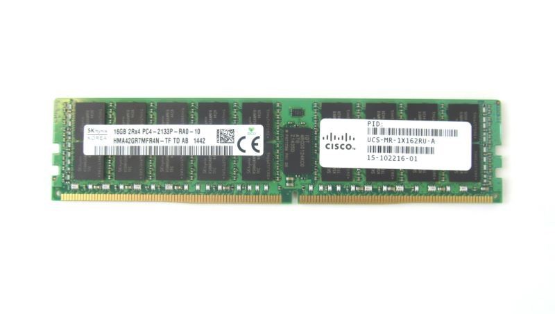RAM Cisco 16GB 2Rx4 DDR4 RDIMM ECC 2133MHz UCS-MR-1X162RU-A
