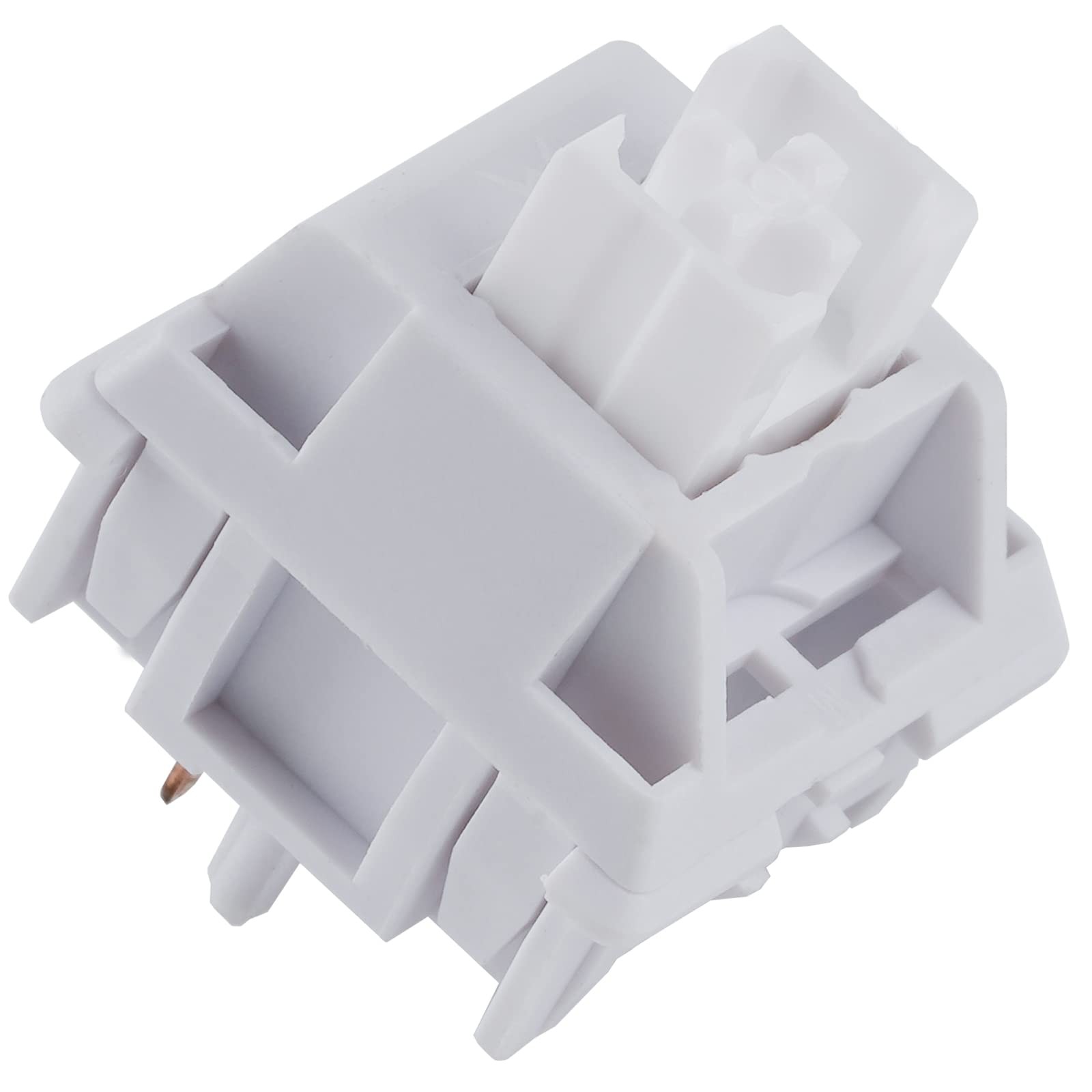 WS White Silent Linear Mechanical Keyboard Lubed Switches 5Pin 45gf 35 PCS