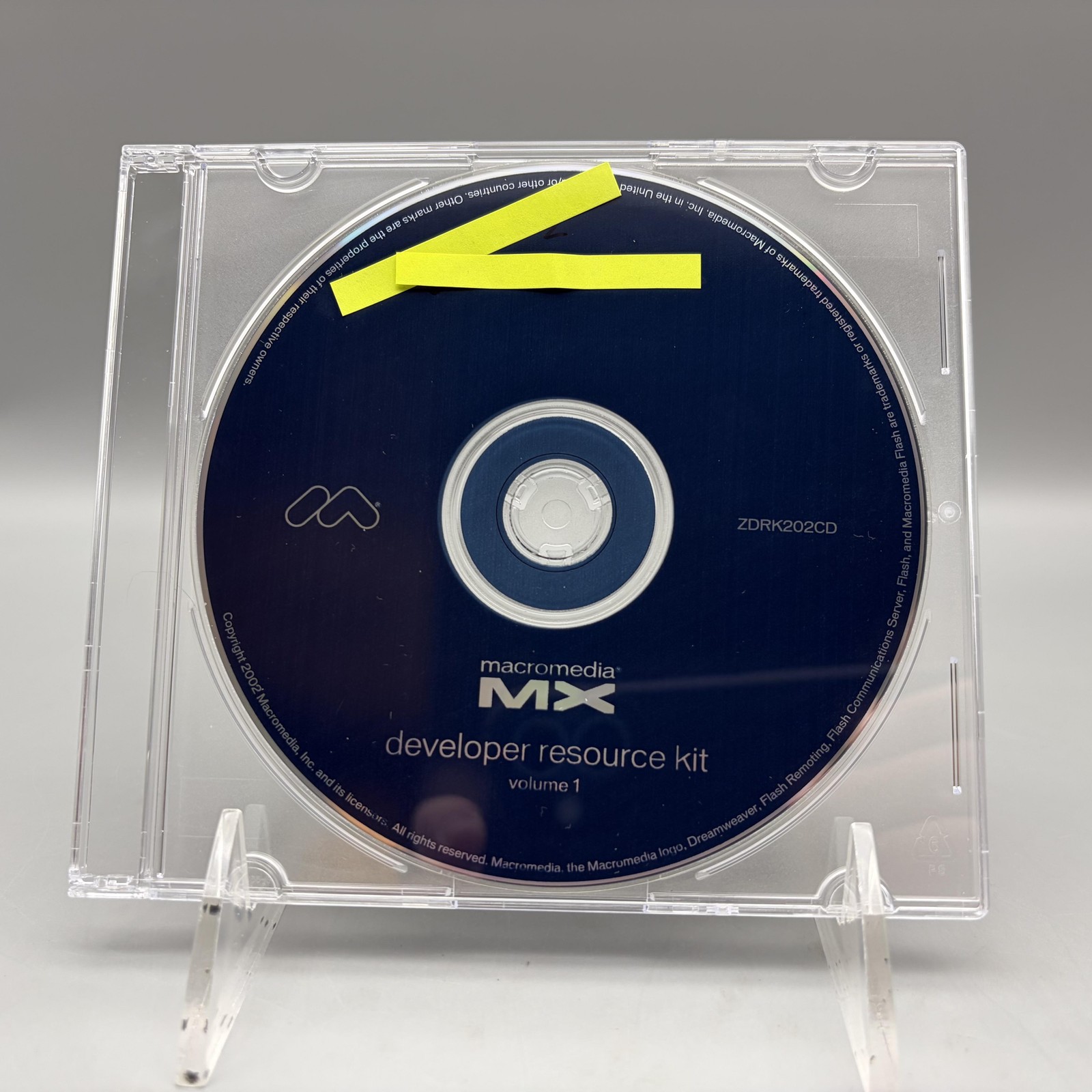 Vintage 2002 Macromedia MX Developer Resource Kit Volume 1 CD-ROM