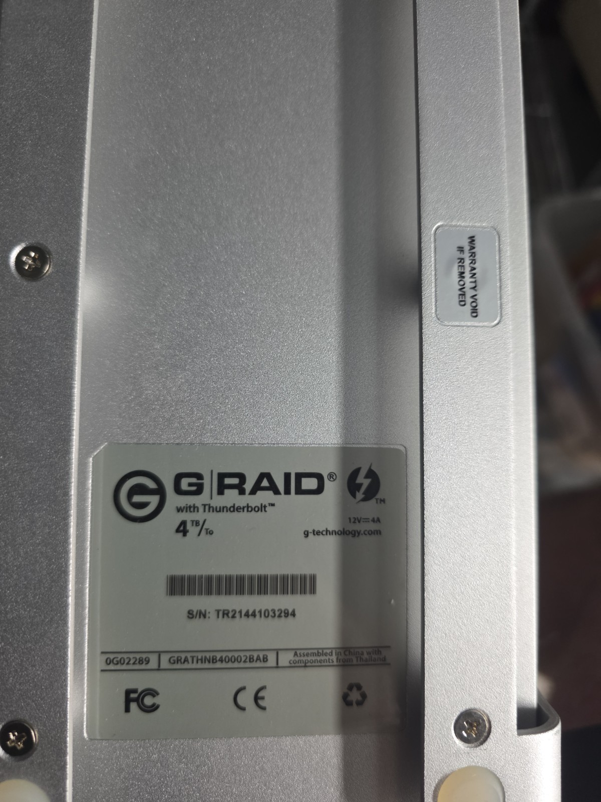 G-Technology G-RAID 4TB Desktop External HDD USB 3.0 FW800 eSATA.  SD Ebay 30