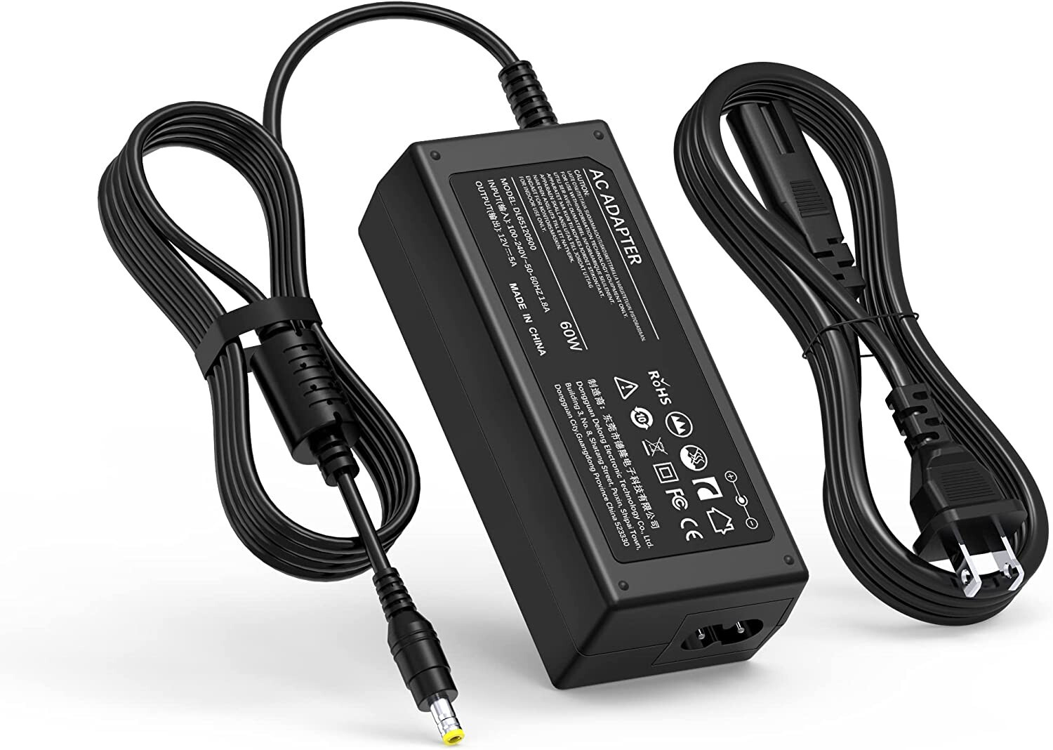 Adapter Charger For Onn 100027813 24" 100002480 22" LED Monitor Power Cord