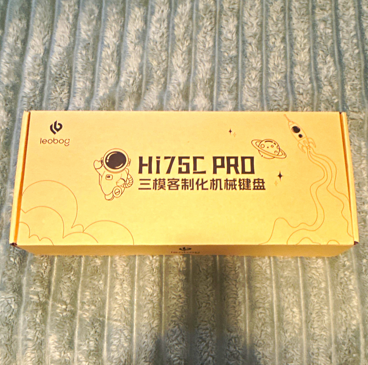 Leobog Hi75C Pro Mechanical Keyboard Pink Green White QWERTY English