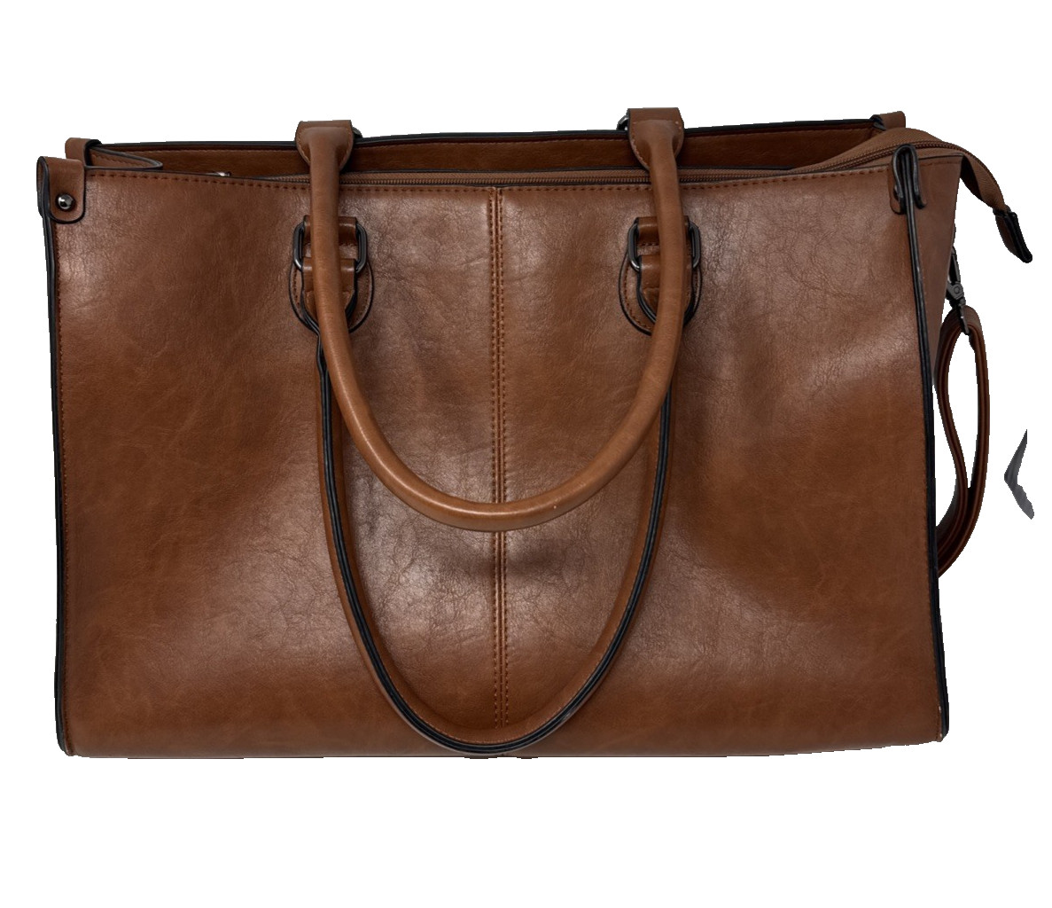LOVEVOOK Laptop Tote Bag for Women, 15.6 Inch Large inch, Dark Brown