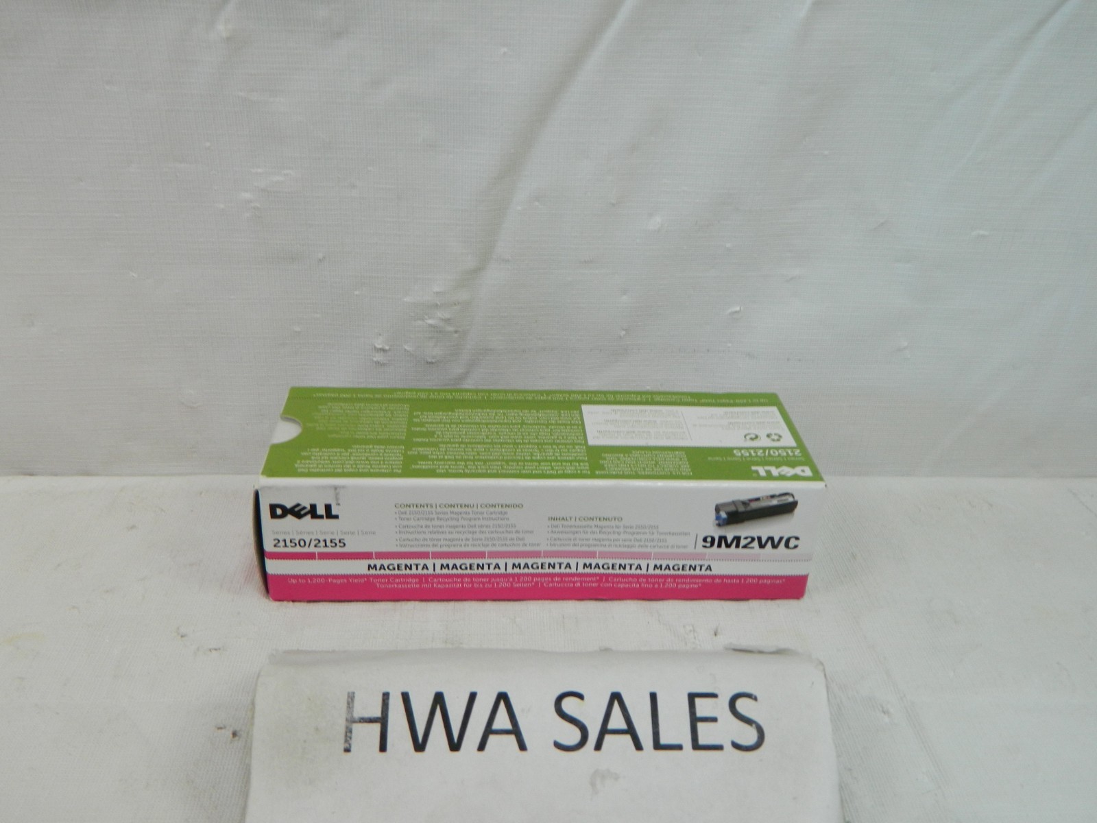 Genuine Dell 9M2WC Magenta Toner Cartridge 2150 2155  NEW OEM  SEALED BOX