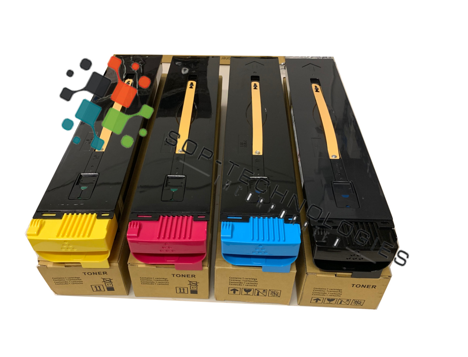 4 Pack Japan Replacement Toner for Xerox Docucolor 242 250 260  SOLD