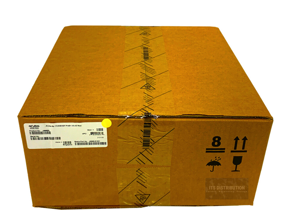 J9995A I Brand New Sealed HPE 5400R 8-port 1/2.5/5/10GBASE-T PoE+ with MACsec v3