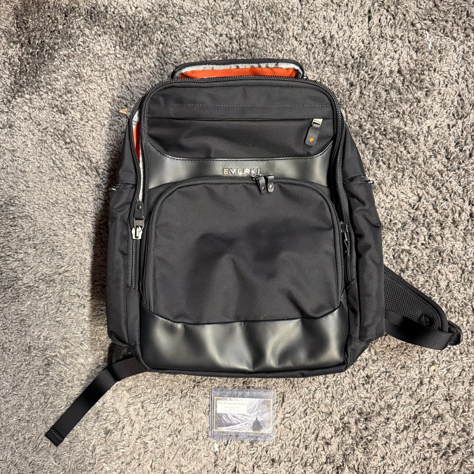 Everki Laptop Backpack EkP 132 - Black / Orange 15.6 Laptop Sleeve New No Tags
