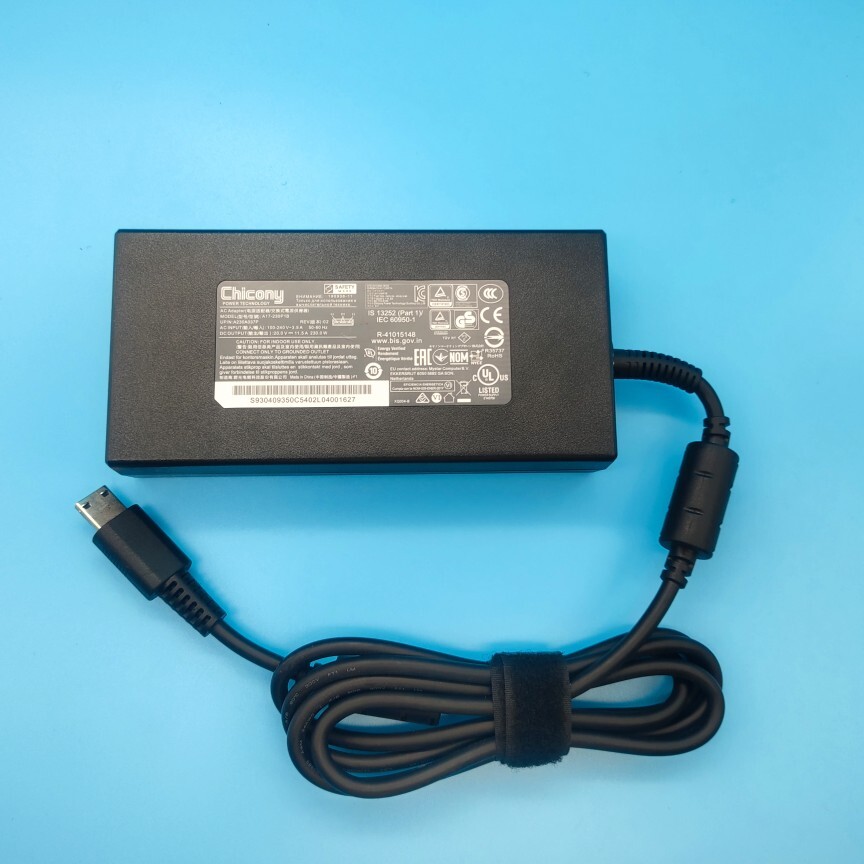 FIT FOR MSI GE66 Raider 10UE A17-230P1B,A230A037P Chicony AC/DC Adapter Charger
