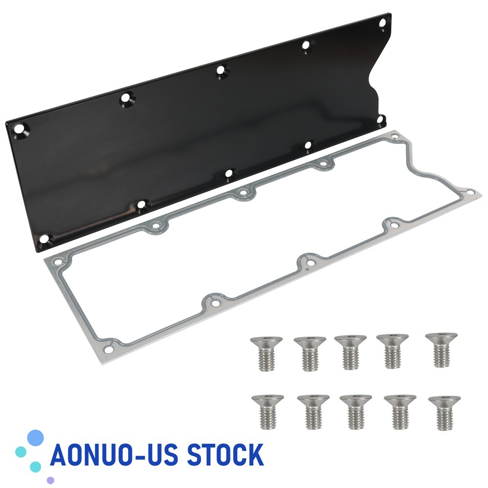 For LSX LS1 LM7 LS Gen 3 Valley Pan Cover Plate With Gasket & Seals Low Profile