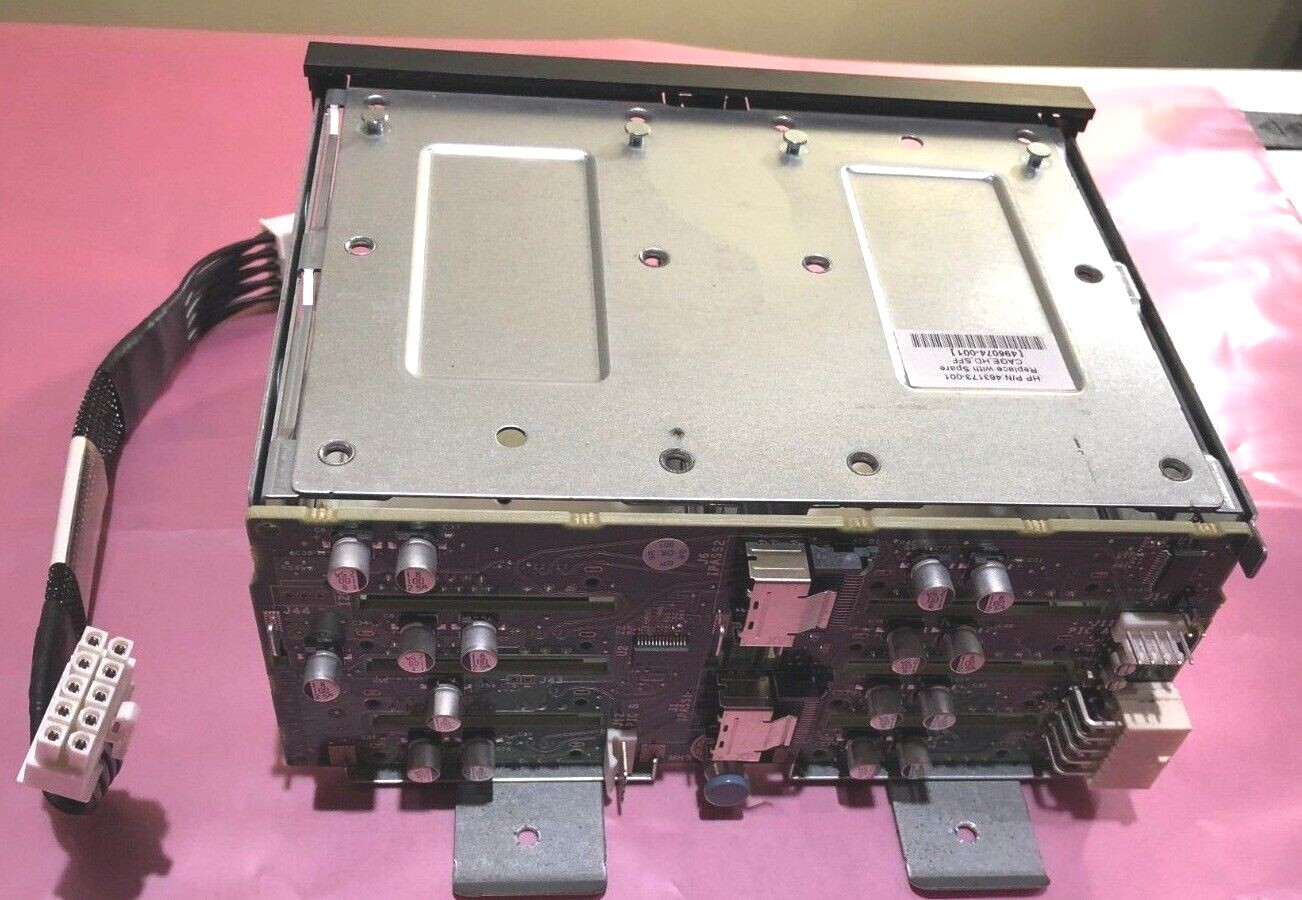 496074-001  HP ProLiant DL380 G6/G7 Hard Drive Cage+Back Plane 507690-001