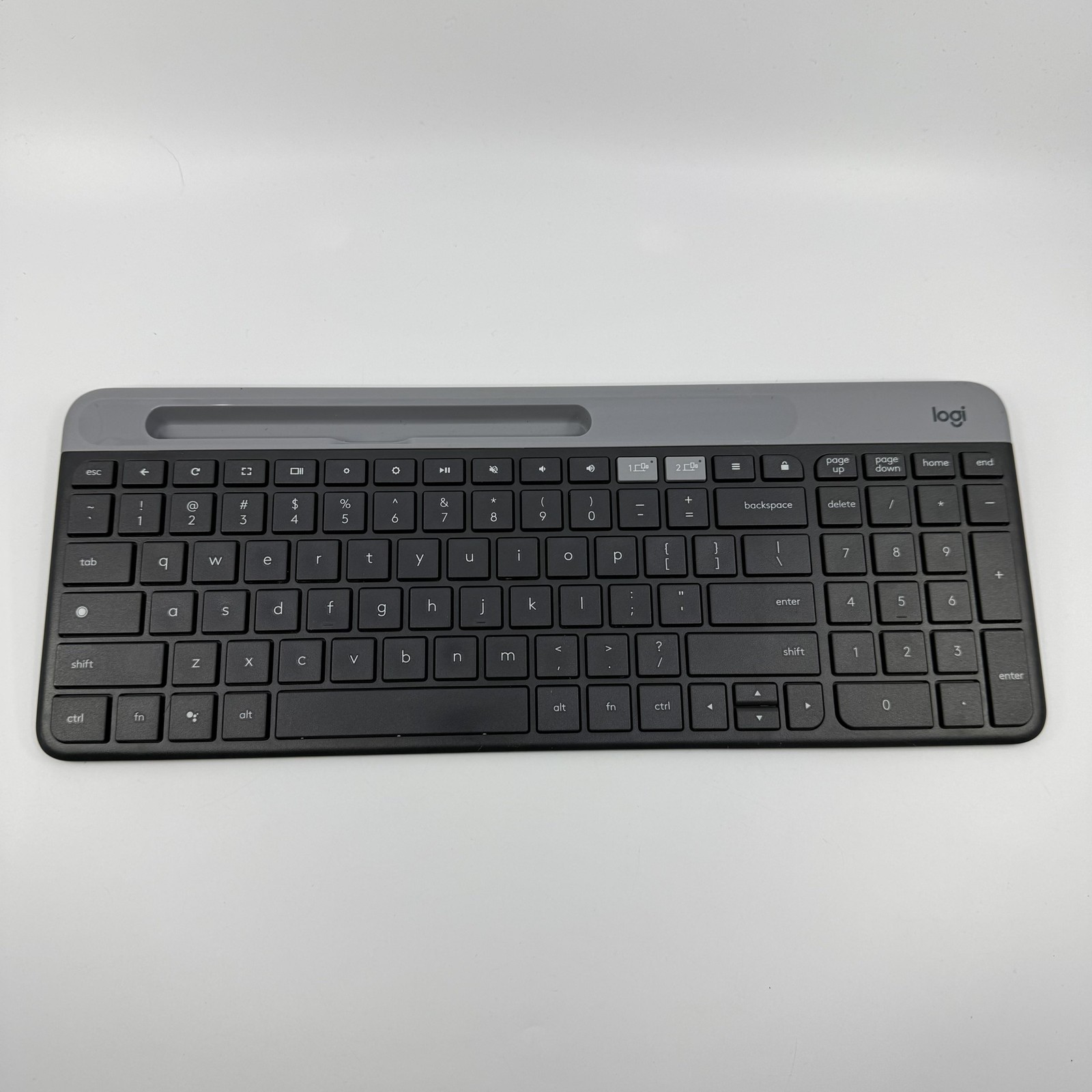 Logitech K580 Wireless Keyboard Bluetooth Slim Black Multi-Device Numeric Keypad