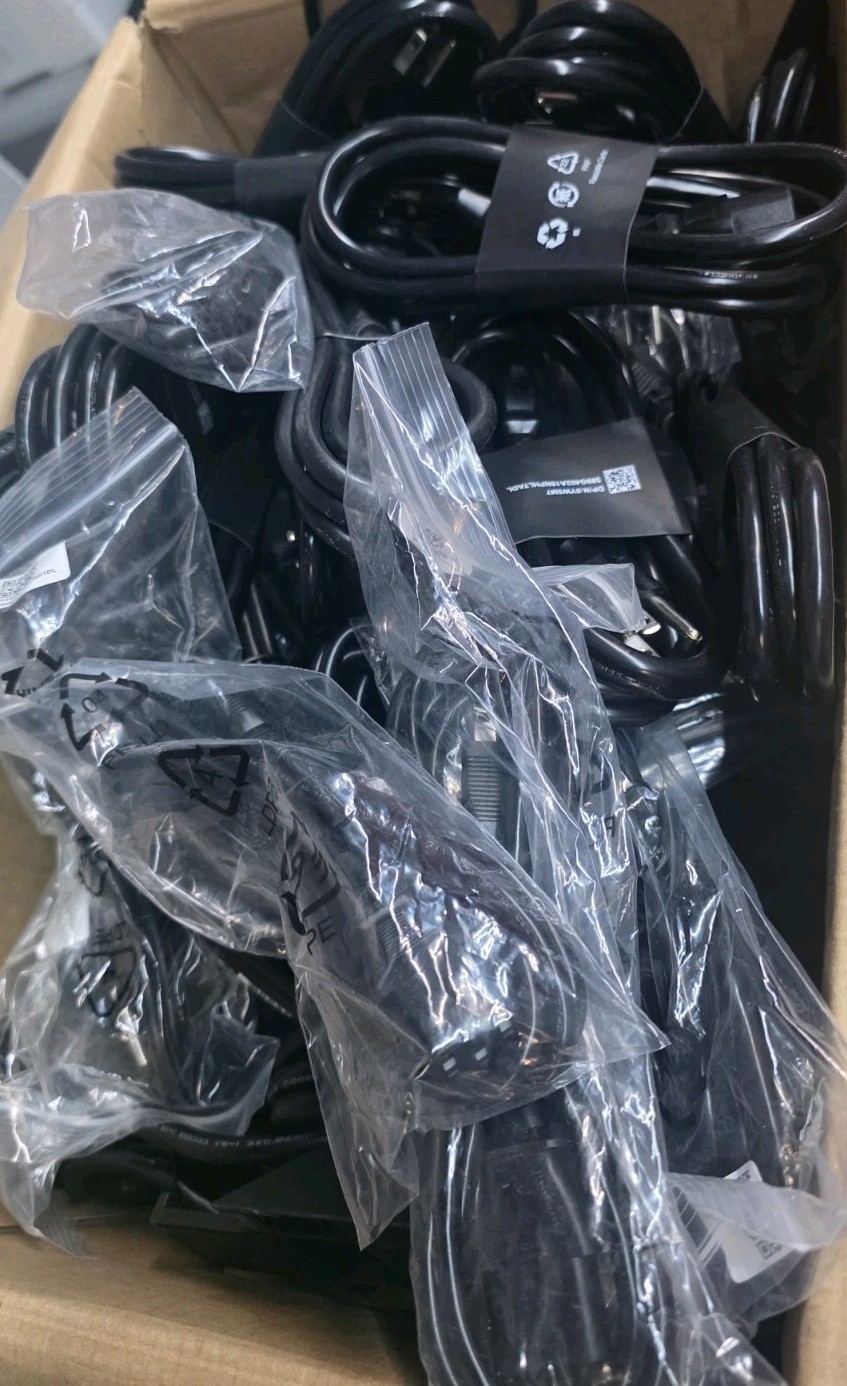 Lots Of 100 Mixed Brands Power Cord 10A-125V
