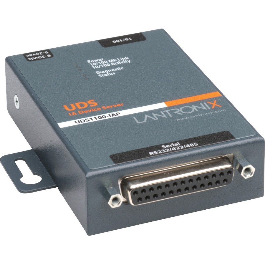 Lantronix 1-Port Serial (RS232/ RS422/ RS485) to Ethernet Industrial Device