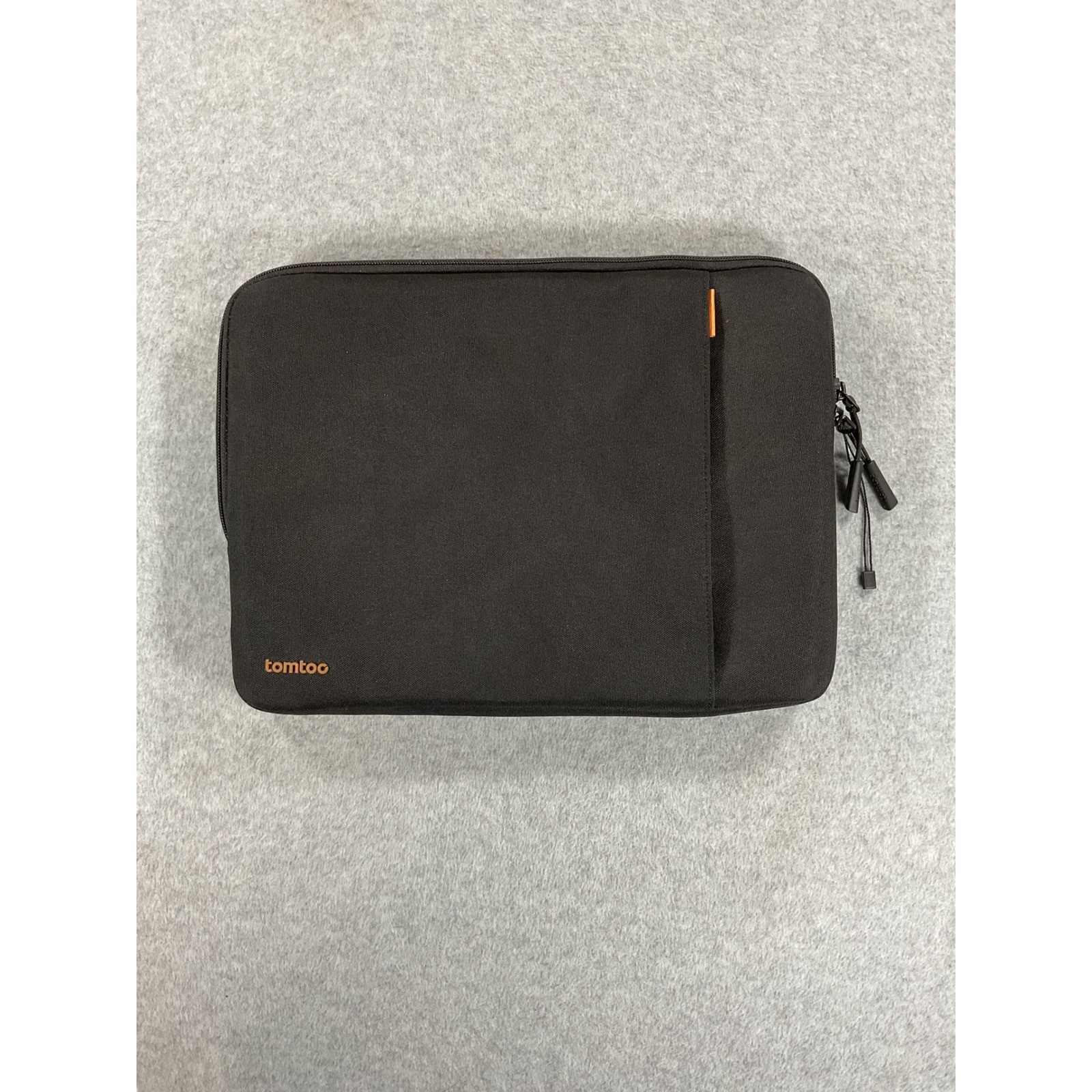Tomtoc Black Laptop Sleeve Case Padded 13 inch Water Resistant Accessory Pocket