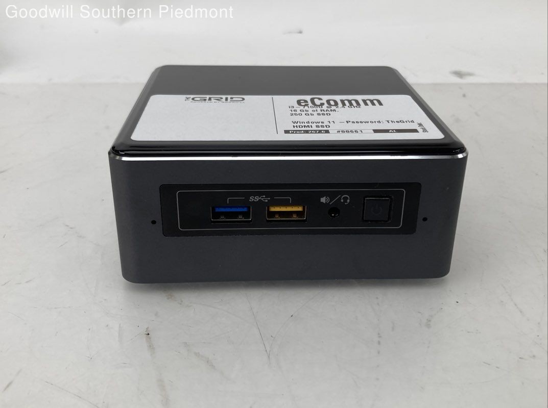 Intel NUC7i3BNH Mini PC Intel Core i3-7100u 2.40GHz 16GB RAM 250GB SSD Win 11