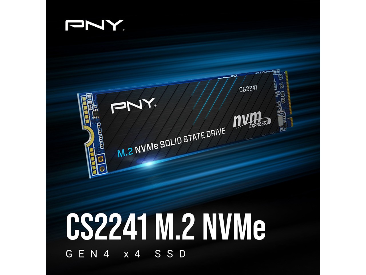 PNY CS2241 M.2 2280 500GB PCI-Express 4.0 x4 3D NAND Internal Solid State Drive