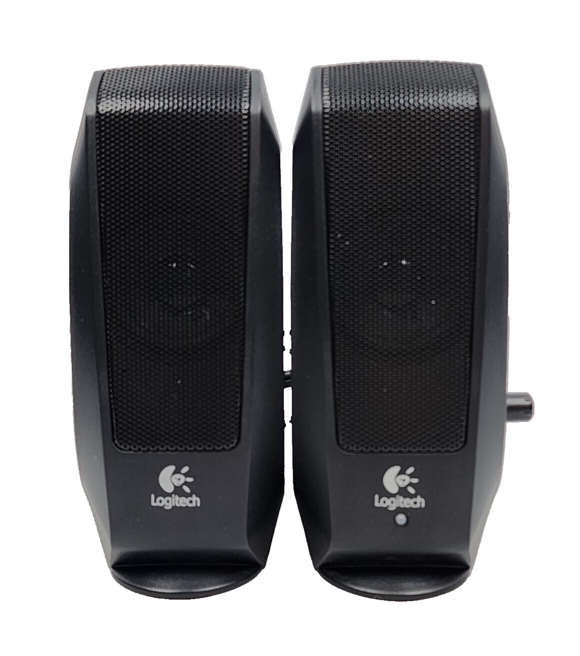 Logitech S120 S-00024 Powered Desktop PC Multimedia Speakers Tested & Working