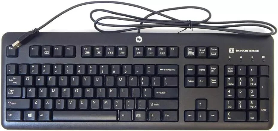 HP Smart Card USB CCID US Keyboard - 701671-001