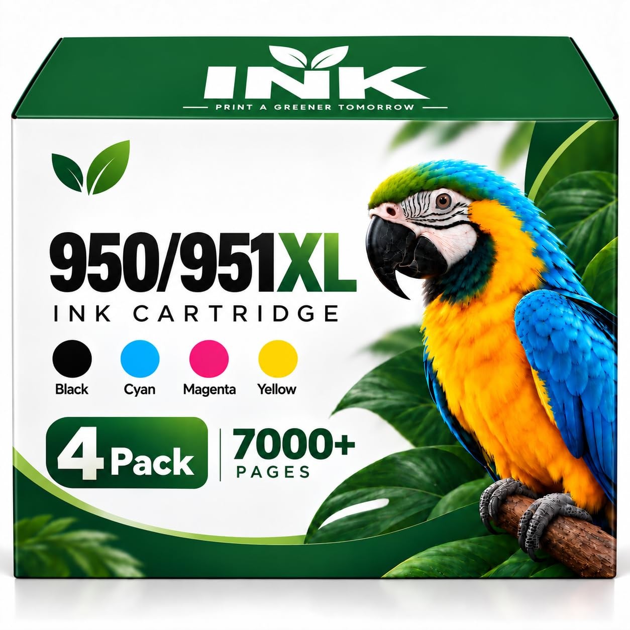 HP950/951XL Compatible Ink Cartridge 4-Pack with Chip for HP OfficeJet Pro |
