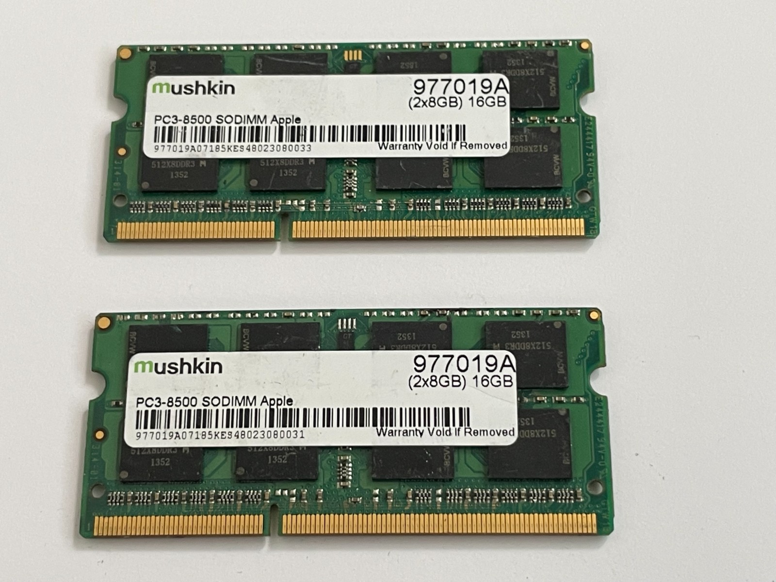 Mushkin 16GB Kit (2 x 8GB) PC3-8500 DDR3 1066 SODIMM Laptop Memory Kit 977019A