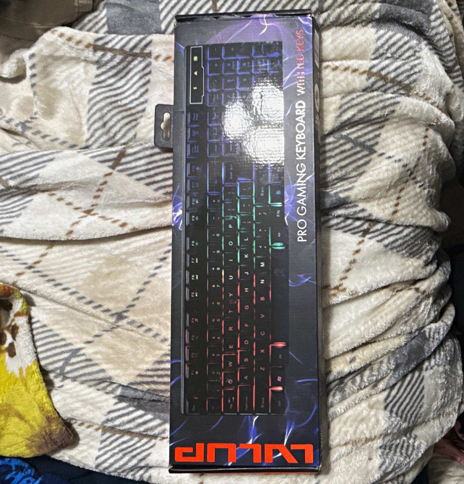 LVLUP LU734 Pro Wired Gaming Keyboard Illuminated QWERTY English Black