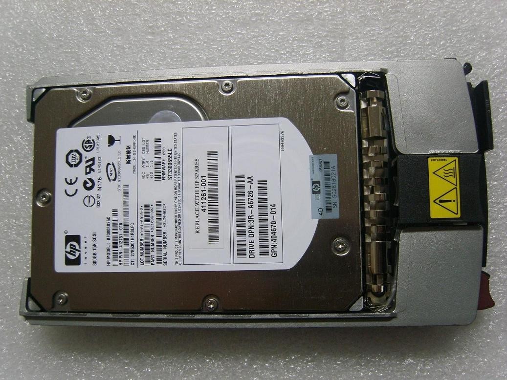 411089-B22/411261-001/481659-003/412751-016 -HP 300GB 15K ULTRA320 SCSI DR