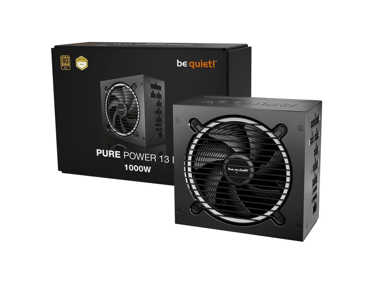 be quiet Pure Power 13 M 1000W ATX 3.1 Power Supply | 80 Plus Gold efficiency |