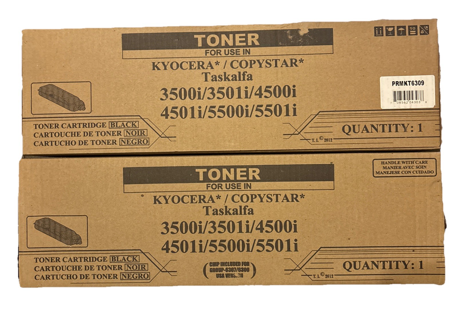 1 New Kyocera TK-6307 TK-6307H Black Toner Kit for TASKalfa 3500i 4500i 5500i