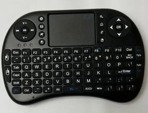 Rii 2.4G Mini Wireless Keyboard with Touchpad for laptop/PC/Tablets Black