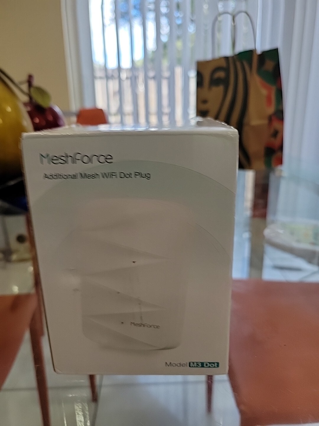 MeshForce M3 Dot Wall Plug WiFi Extender, Works with MeshForce M1 and M3