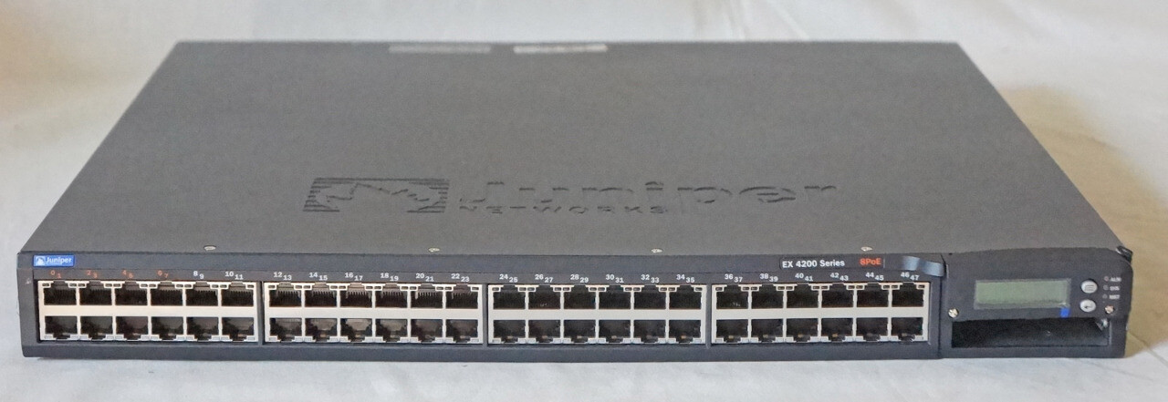 JUNIPER NETWORKS EX4200 LAYER 3 48-PORT ETHERNET SWITCH W/OUT PS