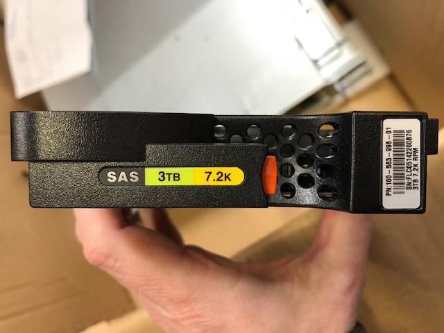 EMC 100-563-998-01-RFB HDD 3TB 7.2K SAS for storage DD2500 ~E~