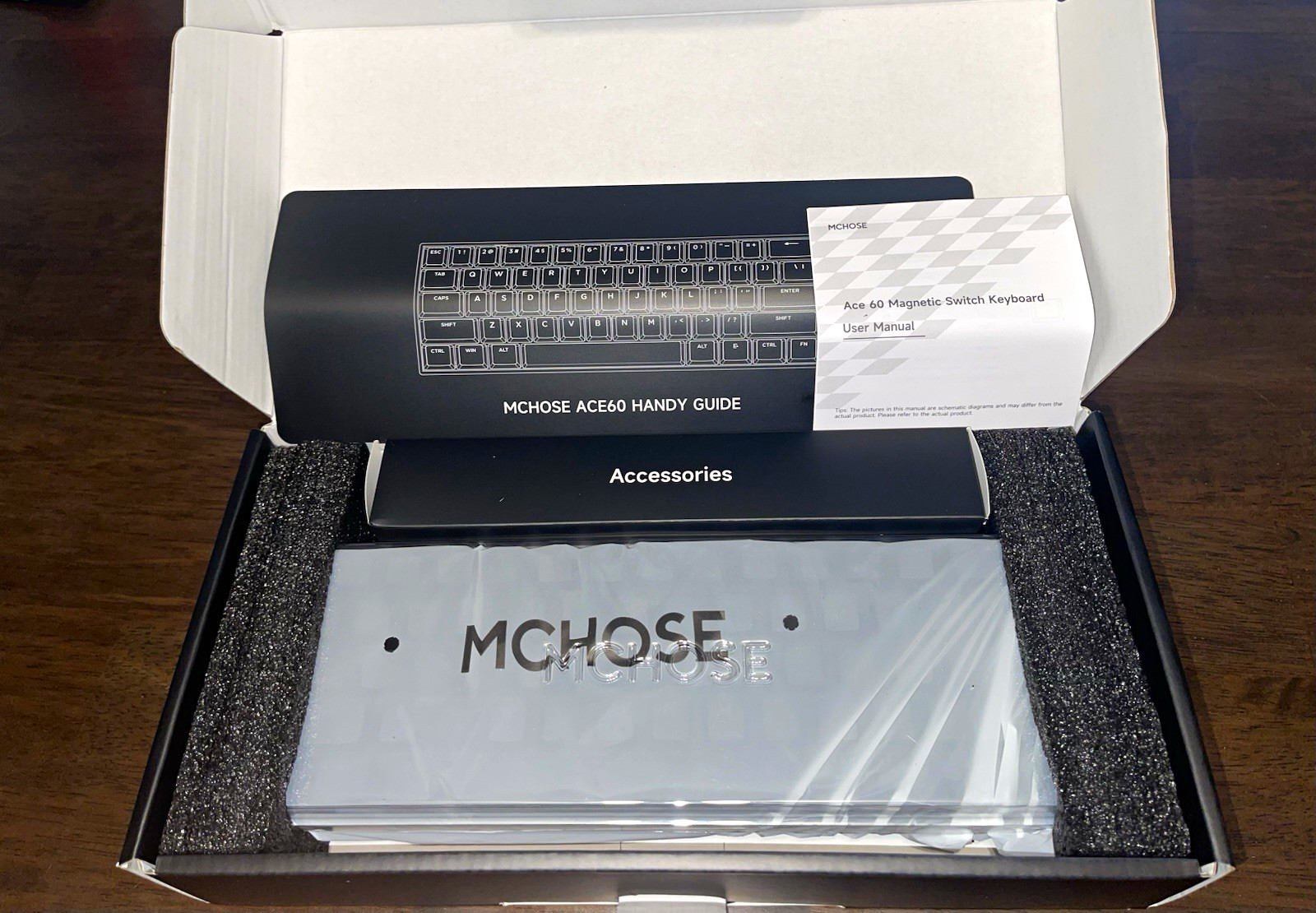 MCHOSE Ace 60 - Wired 60% Magnetic RGB Gaming Keyboard