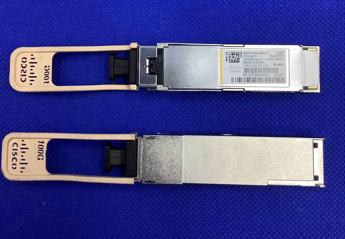 QSFP-100G-SR4-S Cisco 100GBASE SR4 QSFP Transceiver MPO-12 100m OM4 MMF