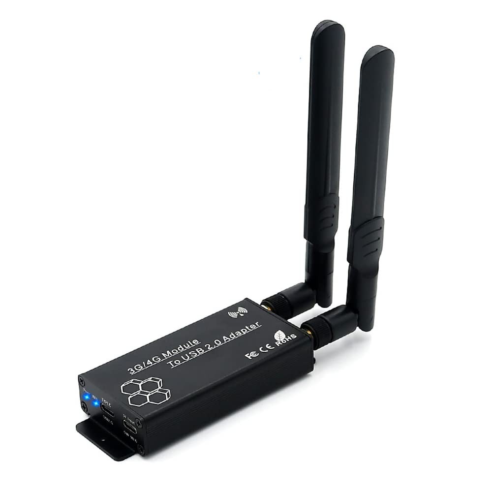 Mini PCI-E to USB 2.0(Type C) Adapter with SIM Card Slot and Auxiliary Power ...