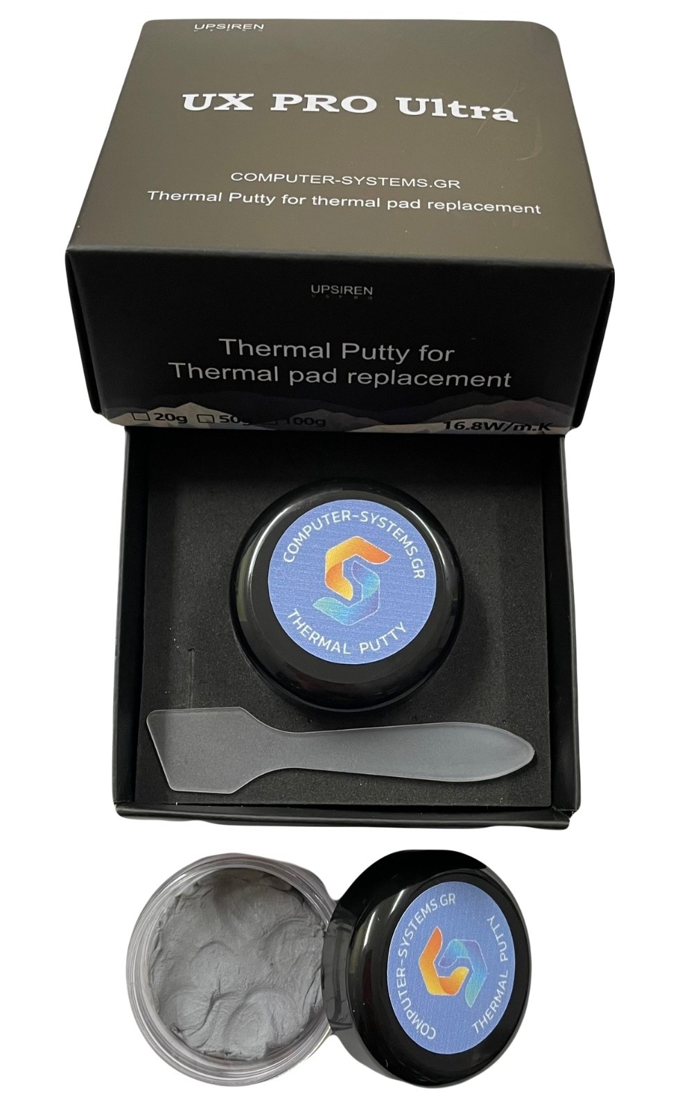 UPSIREN UX PRO Ultra 50g 16.8 W/m·K* conductivity High-viscosity thermal putty