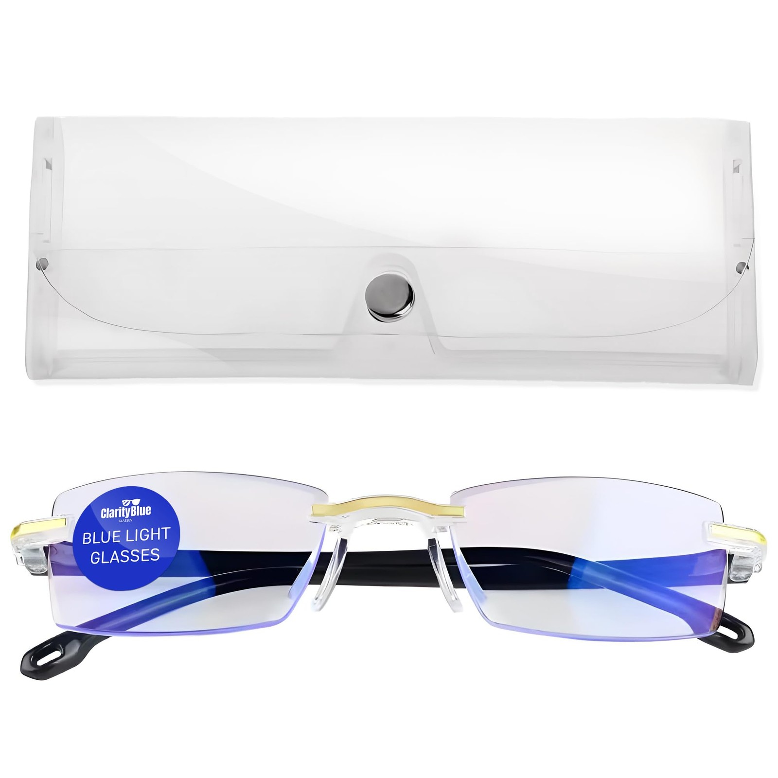 Clarity Blue Glasses for Women and Men Clarity Blue Light Glasses For Reading...