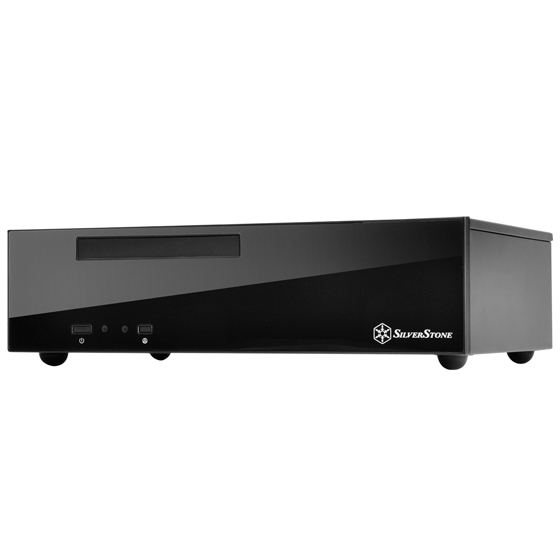 Silverstone SST-ML09B (Black) Mini-ITX,Mini-DTX SFX Mini Compact HTPC Case