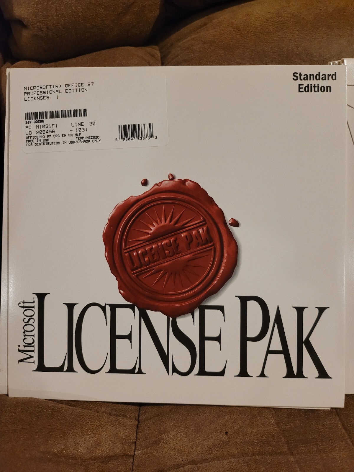 LOT OF 10 MICROSOFT LICENSE PAK OFFICE 1997 STANDARD EDITION SEALED RARE VINTAGE