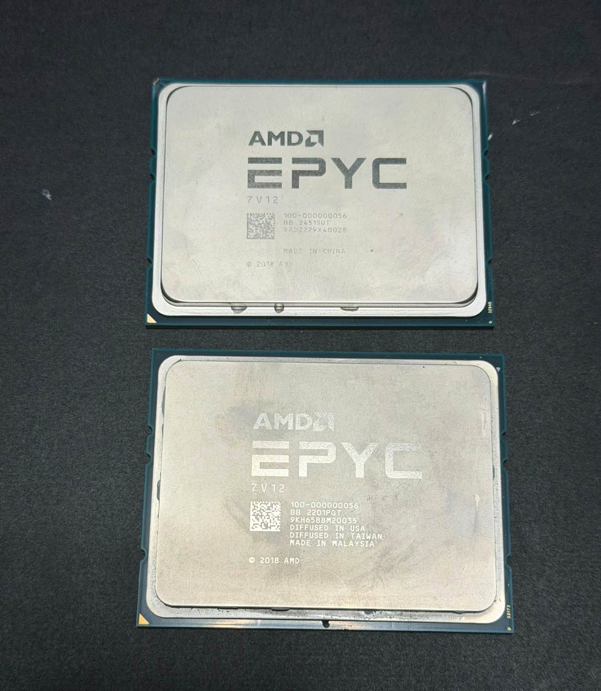 X2- AMD EPYC 7V12 CPU 64-Core Server Processor FOR PARTS ONLY NONE TESTED AS-IS