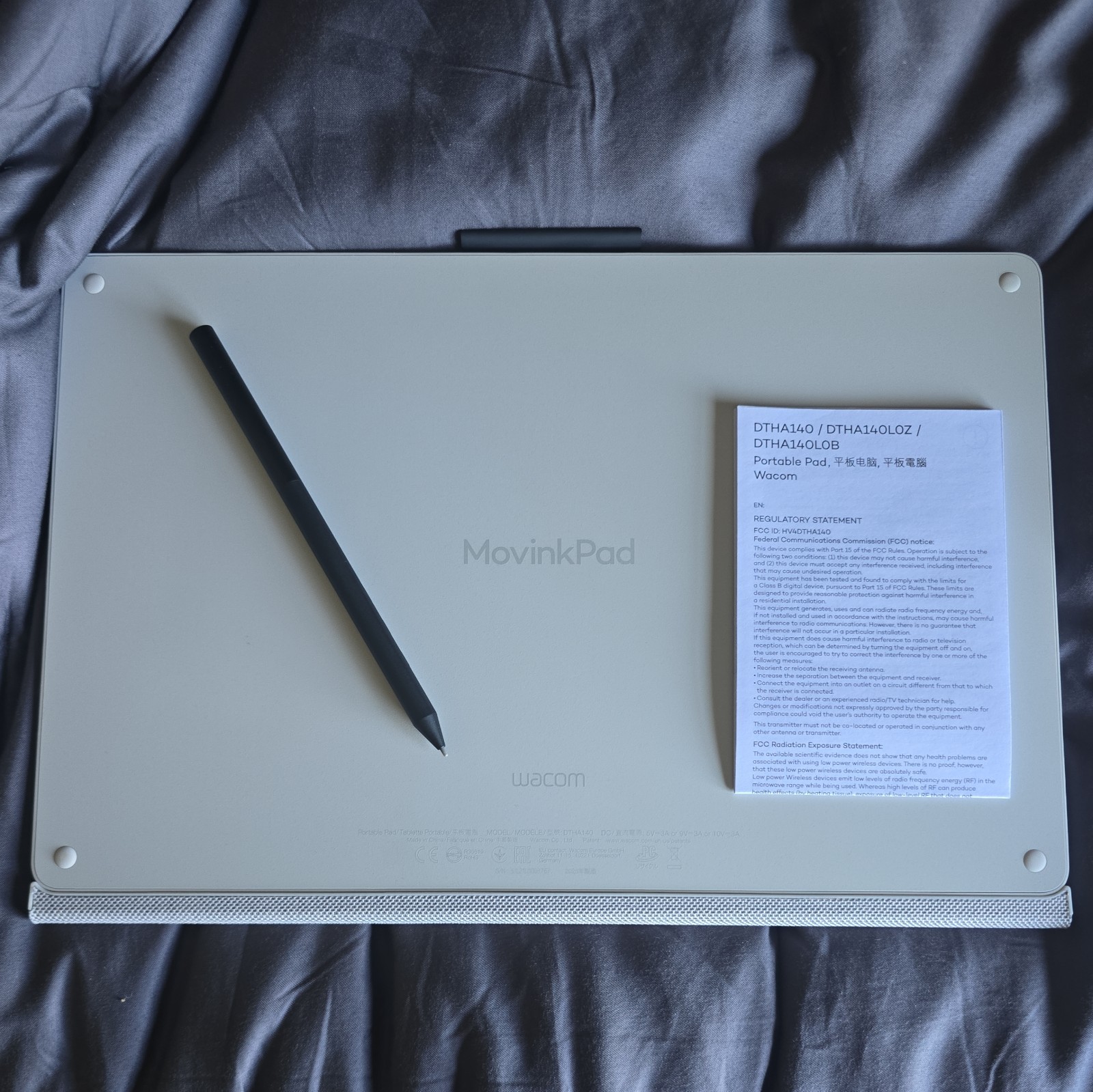Wacom MovinkPad Pro 14 Full Bundle: Art Pen 2, Case, Adapter (Check Description)