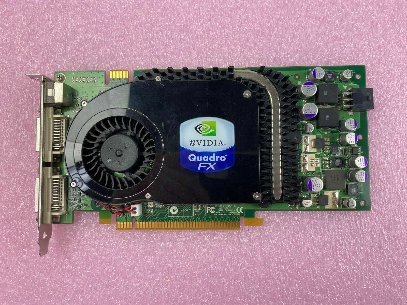OEM NVIDIA / Dell 0T9099 Quadro FX 3450 256MB Dual DVI Graphics Card